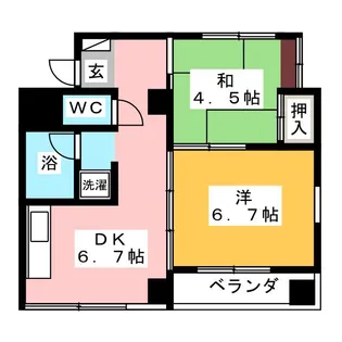 グランドール・コボリ【1階】の間取り