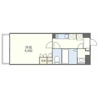 レキシントン・スクエア鍋島【4階】の間取り