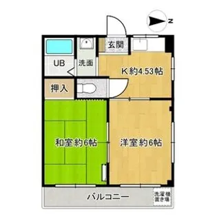 コーラルハイツ【1階】の間取り