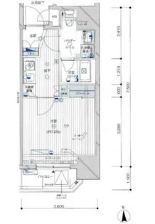 メインステージ西蒲田II【4階】の間取り