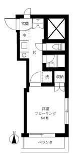 ピースフル目黒【2階】の間取り