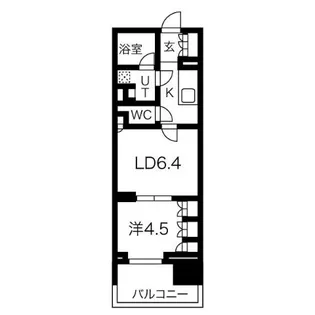 オープンレジデンシア名古屋駅THE COURT【9階】の間取り