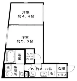 STRIPES東大井【4階】の間取り