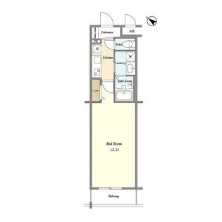 BLESS北新宿【4階】の間取り