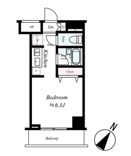 ARTESSIMO LINK BREZZA【3階】の間取り