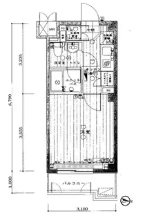 ルーブル中野富士見町【4階】の間取り