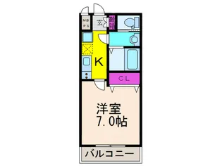 ウインズコ-ト井口堂【2階】の間取り
