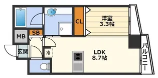 ノルデンハイム同心【11階】の間取り