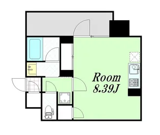 Metrosa南森町【6階】の間取り