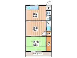 エスポワ-ル上神田【2階】の間取り