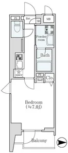 グランドレジデンス三鷹【9階】の間取り