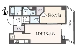 アトラス中野中央【3階】の間取り
