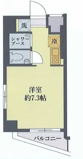 スマートVILLA神保町【6階】の間取り