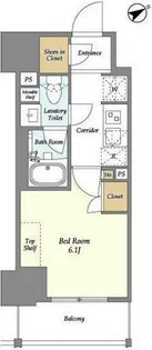 テラス横浜鶴見【7階】の間取り