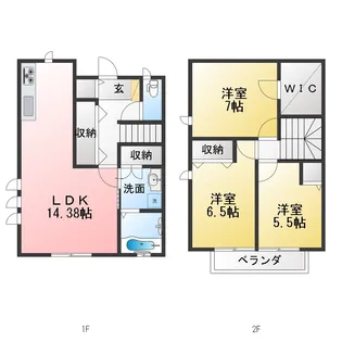 サンセールの間取り