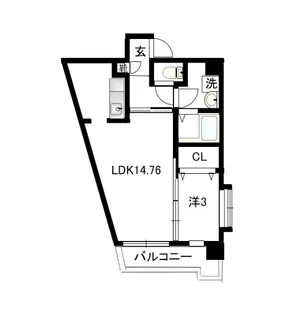 ポラリス北山【5階】の間取り