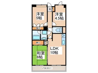 パ-ク・ノヴァ南町田【3階】の間取り