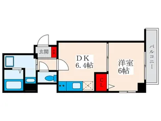 リヴェールS.A【4階】の間取り