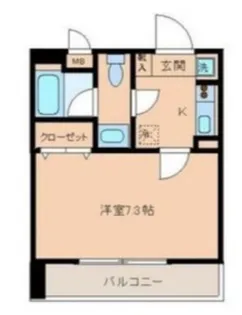 第16川崎ビル【4階】の間取り