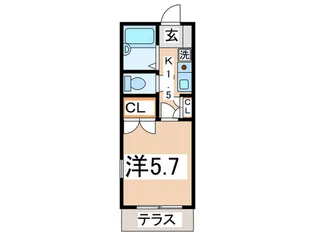 ラフィネ金沢八景II【1階】の間取り