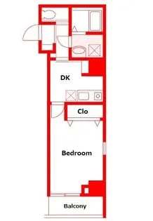 EARTH浅間町【3階】の間取り