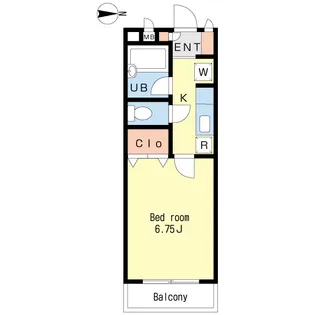 リヴィエール・イル【2階】の間取り