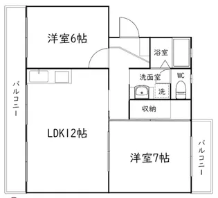 GLANZ 301【3階】の間取り