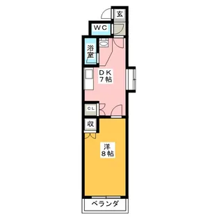 サンハイツ池場【5階】の間取り