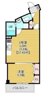 ルクセント検見川【1階】の間取り