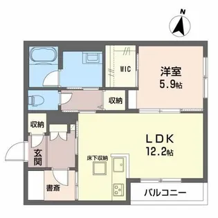 シュポールS【1階】の間取り