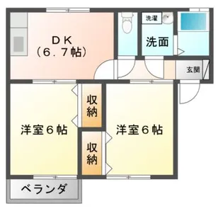 シェリール【2階】の間取り