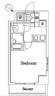 ルーブル中野南台【4階】の間取り