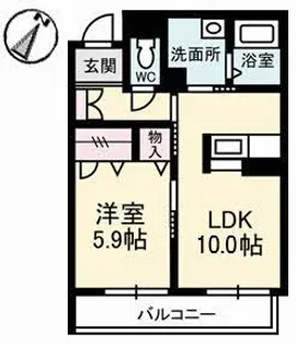 Lino【3階】の間取り