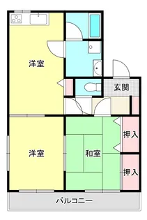 ファミールIZUMO【1階】の間取り