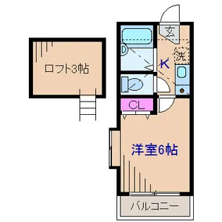 ジョイフルオークラNo.38【2階】の間取り