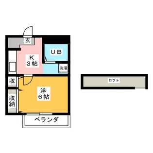 鵠沼シーサイドテラス【2階】の間取り