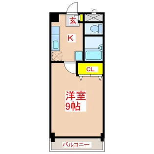 グリーンテラス佐藤【4階】の間取り