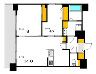 S-RESIDENCE鶴見町altano【10階】の間取り