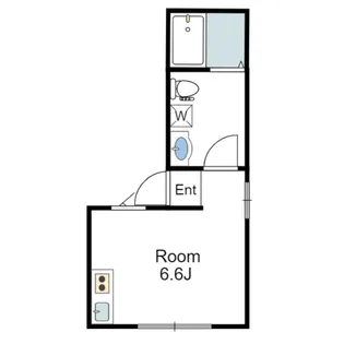 アリビオ西横浜【1階】の間取り