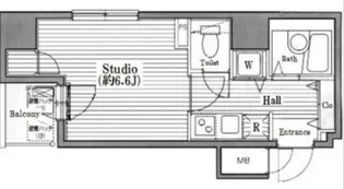 ガラ・シティ京橋【9階】の間取り