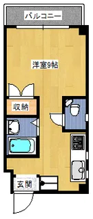 パームサイドビラ【4階】の間取り