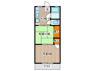 藤ハイツ【1階】の間取り