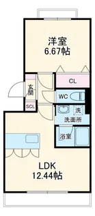 コンフォールメゾン西浅田【4階】の間取り