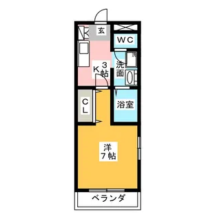 アウルスクエア【3階】の間取り