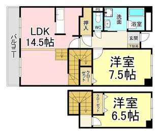 プラン・ソレイユの間取り