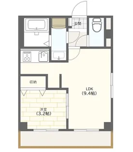 Hi・Villa新検見川【4階】の間取り