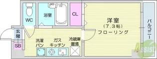 パレスKM【2階】の間取り