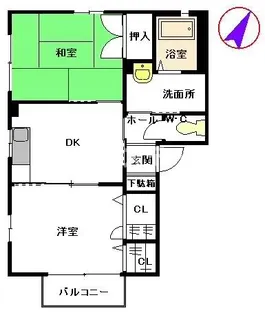 ヴァレー・アグスタ【2階】の間取り