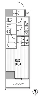 リーラ中野【3階】の間取り