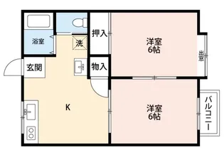 COOP YOSHIMI【2階】の間取り
